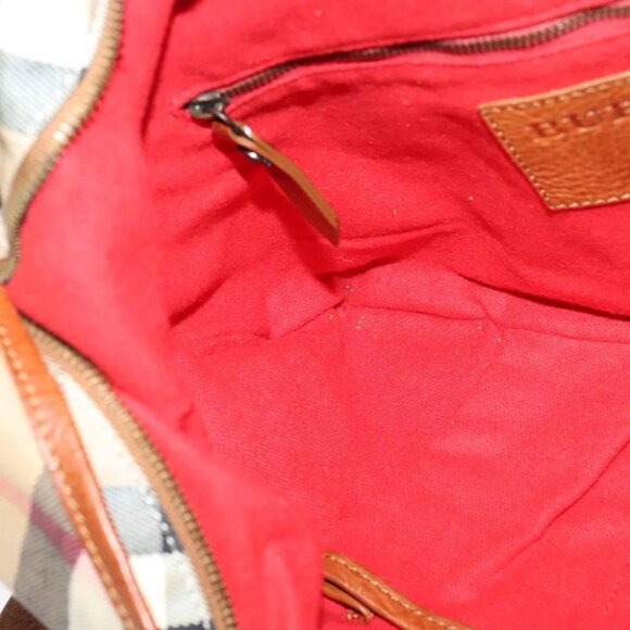 BURBERRY Shoulder Bag Canvas Brown Auth BA1646 - Picture 12 of 16